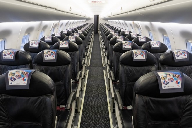 Inside the Donkey Kong Country Opening Commemorative JAL x Universal Studios Japan Jet 2